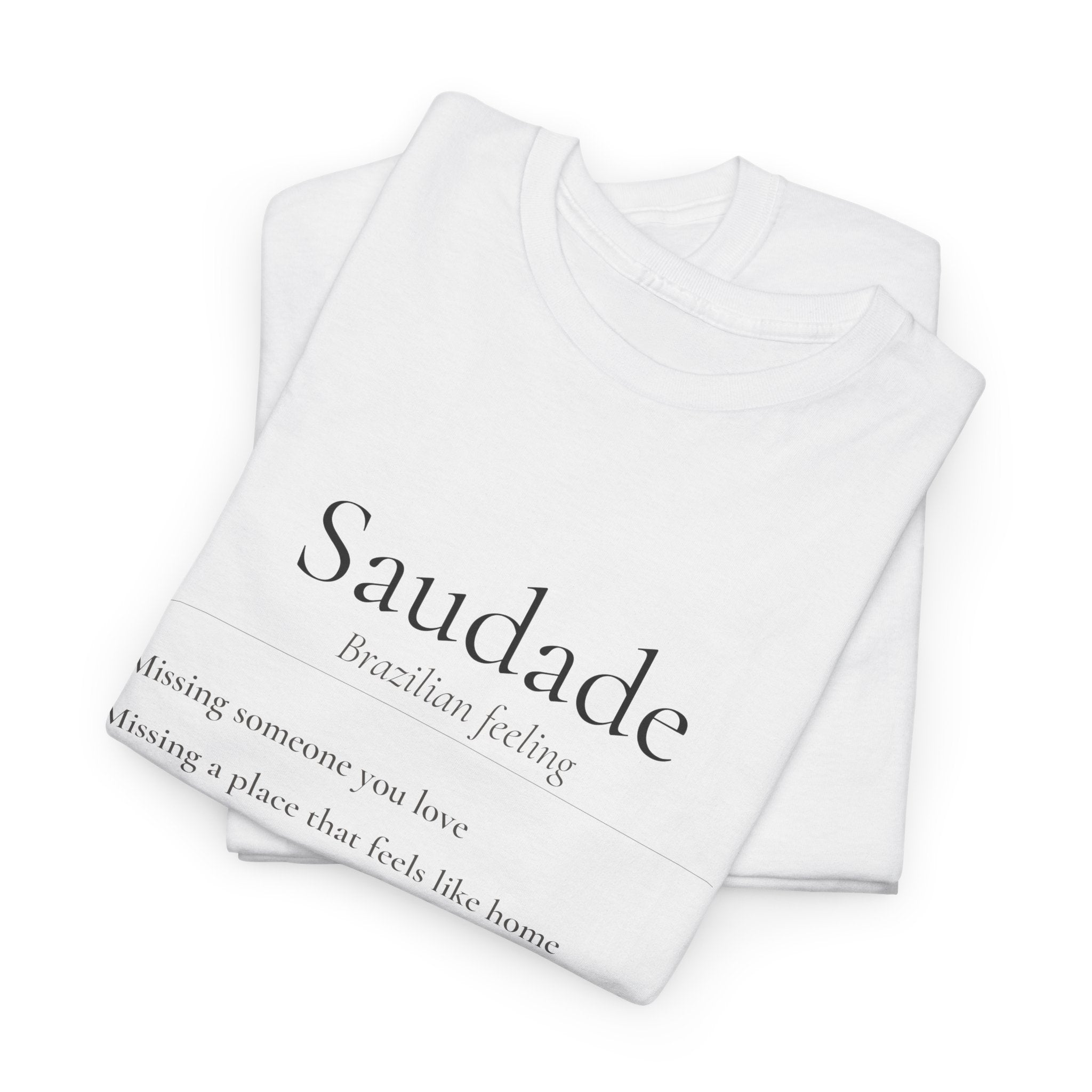Saudade Tee — The Brazilian Feeling English Can't Name