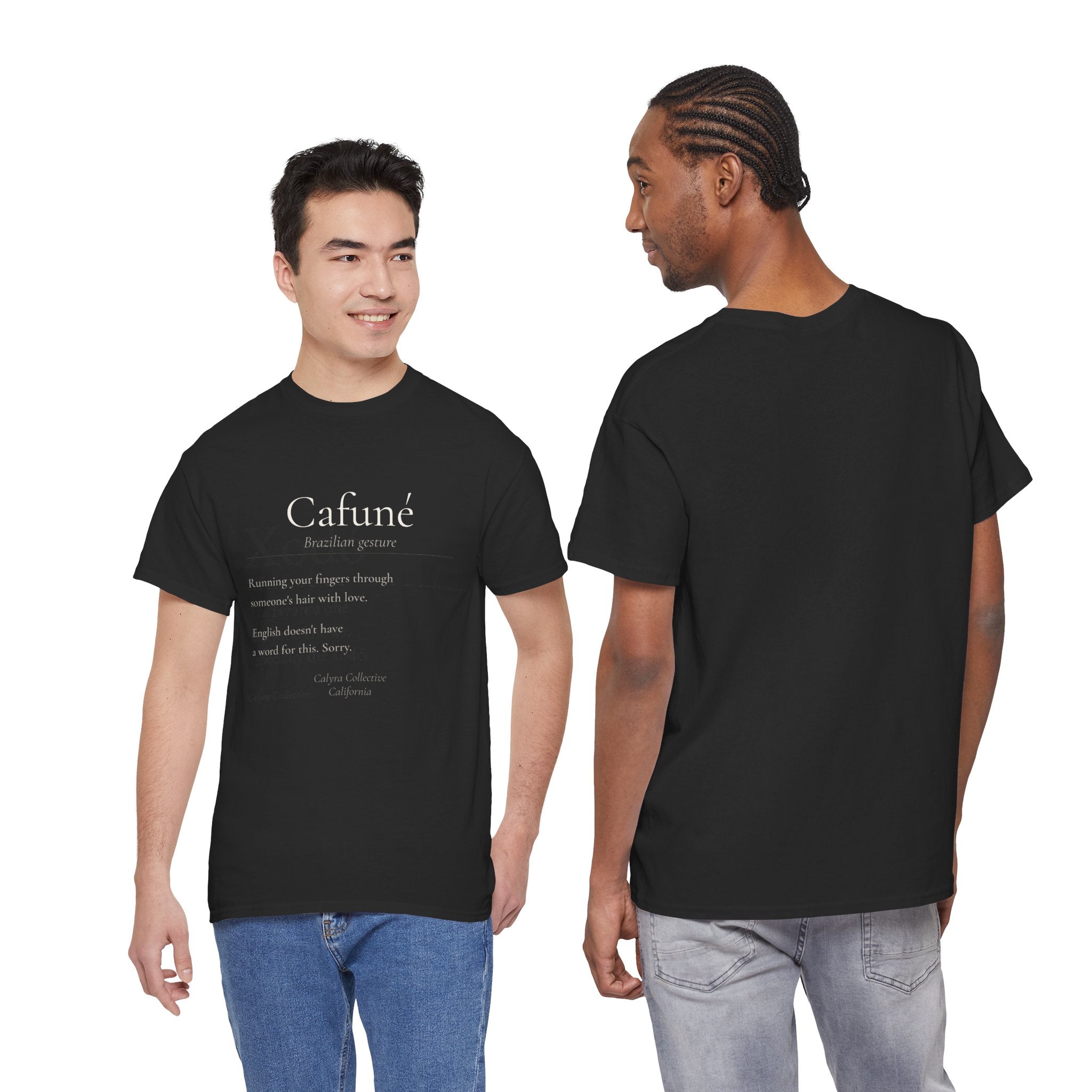 Cafuné Tee — The Brazilian Word for Gentle Love