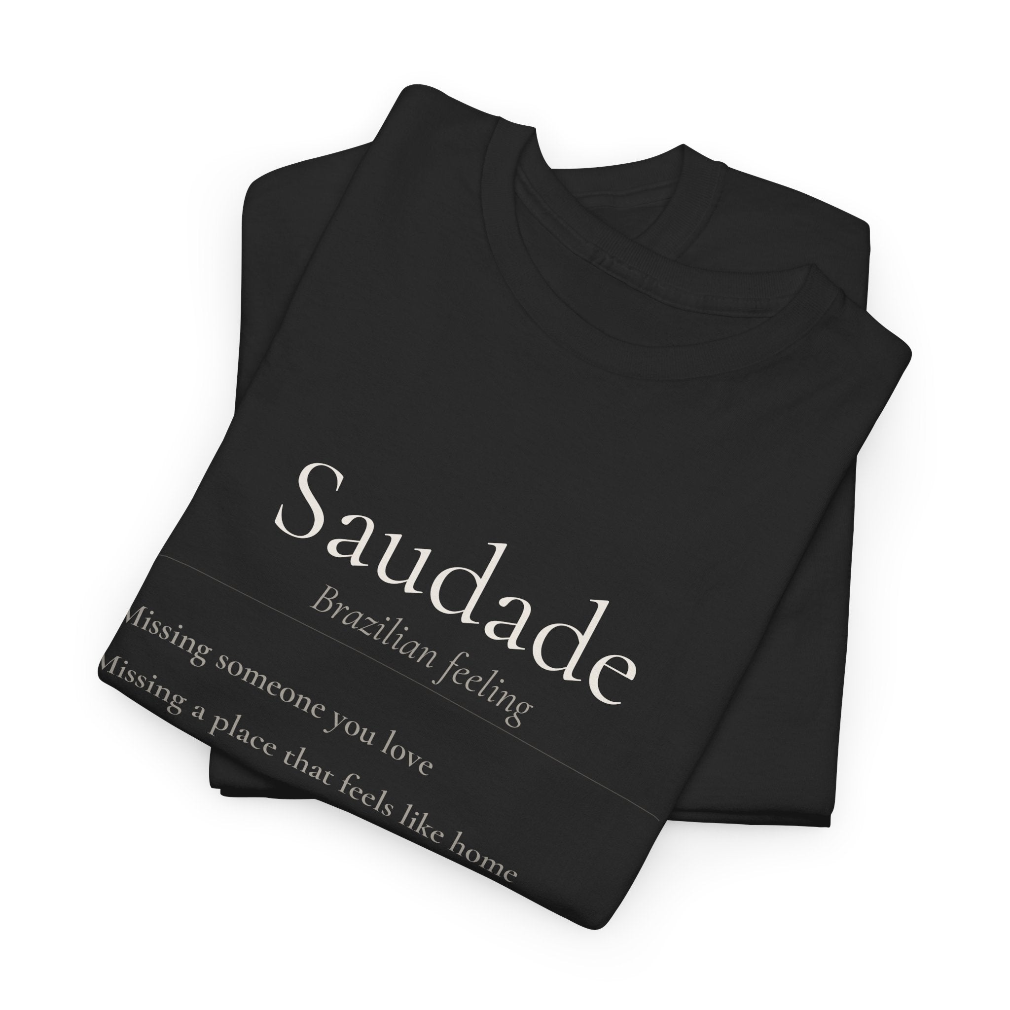 Saudade Tee — The Brazilian Feeling English Can't Name