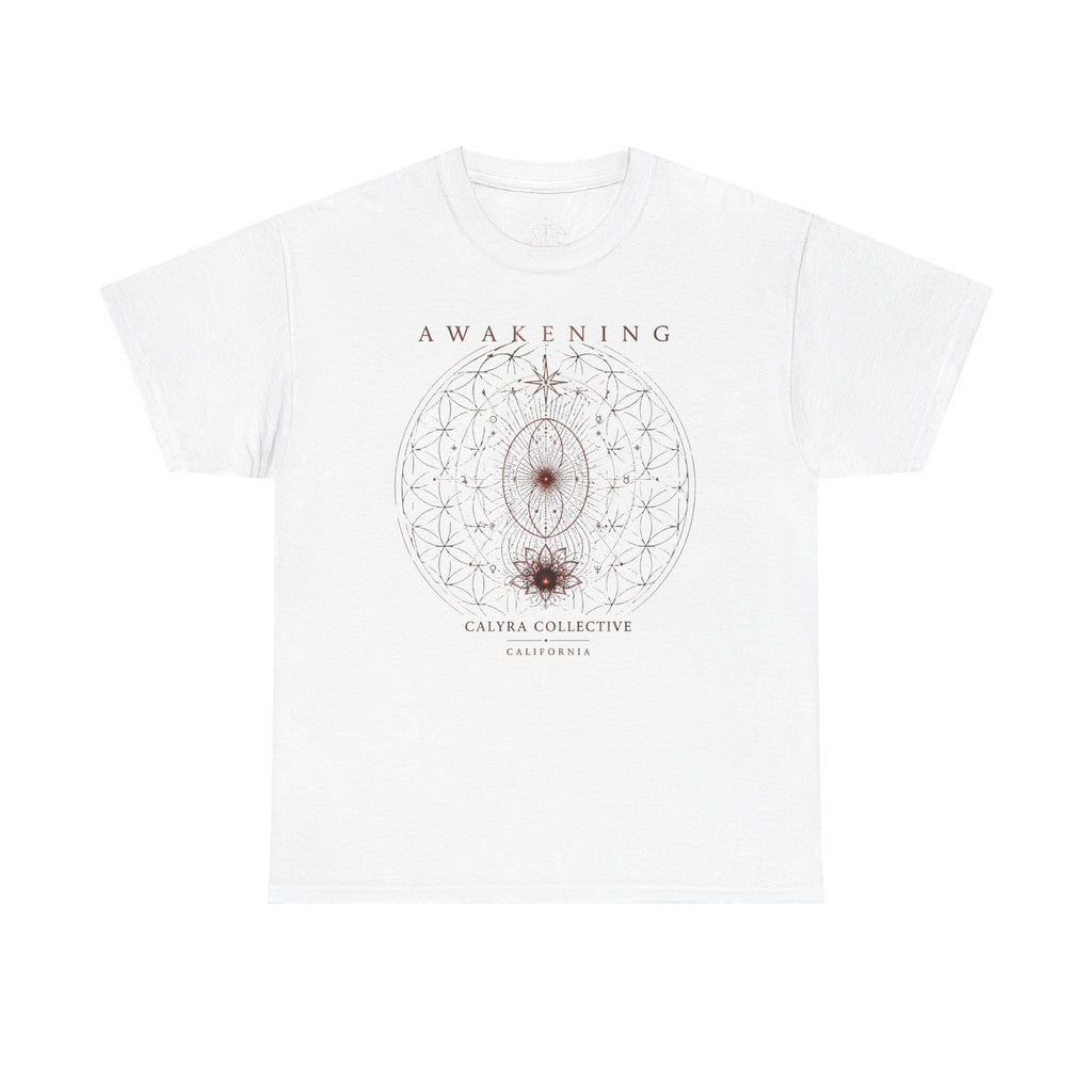 Awakening — Flower of Life Tee | Sacred Geometry