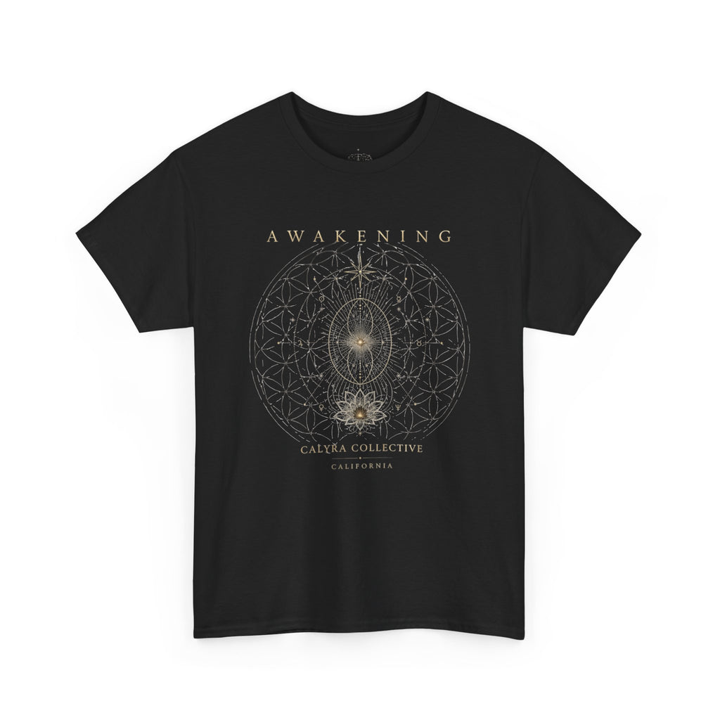 Awakening — Flower of Life Tee | Sacred Geometry