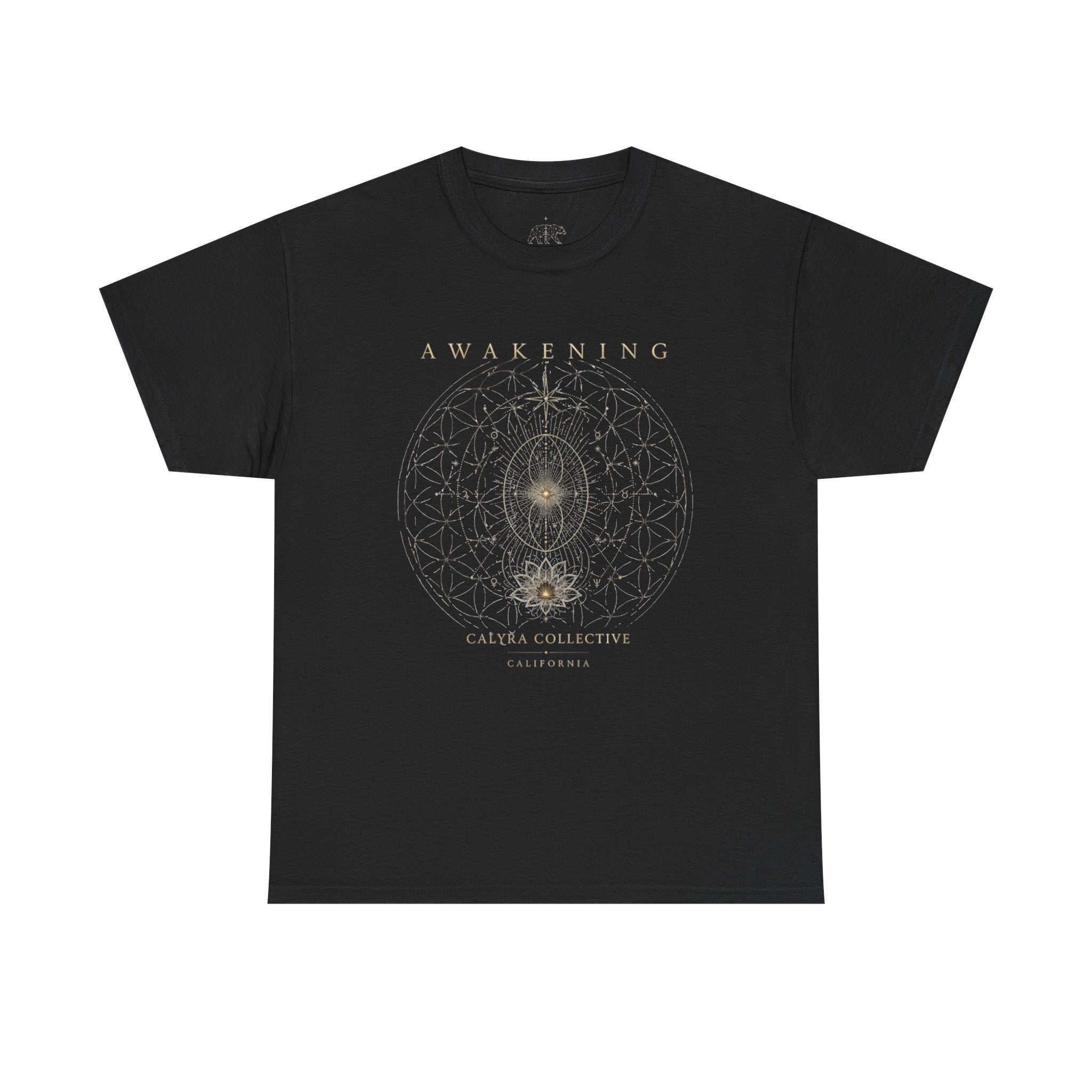 Awakening — Flower of Life Tee | Sacred Geometry