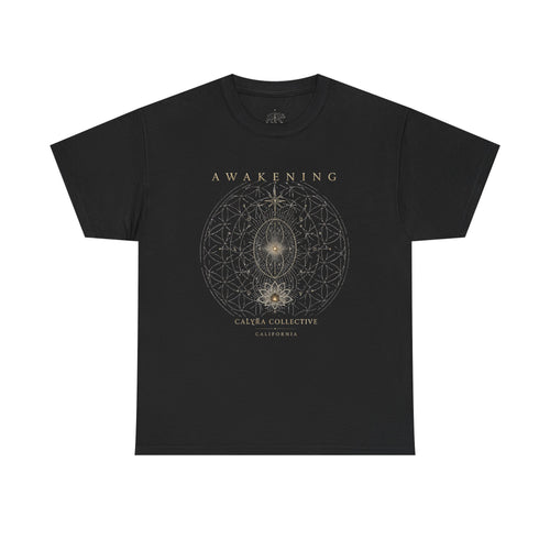 Awakening — Flower of Life Tee | Sacred Geometry