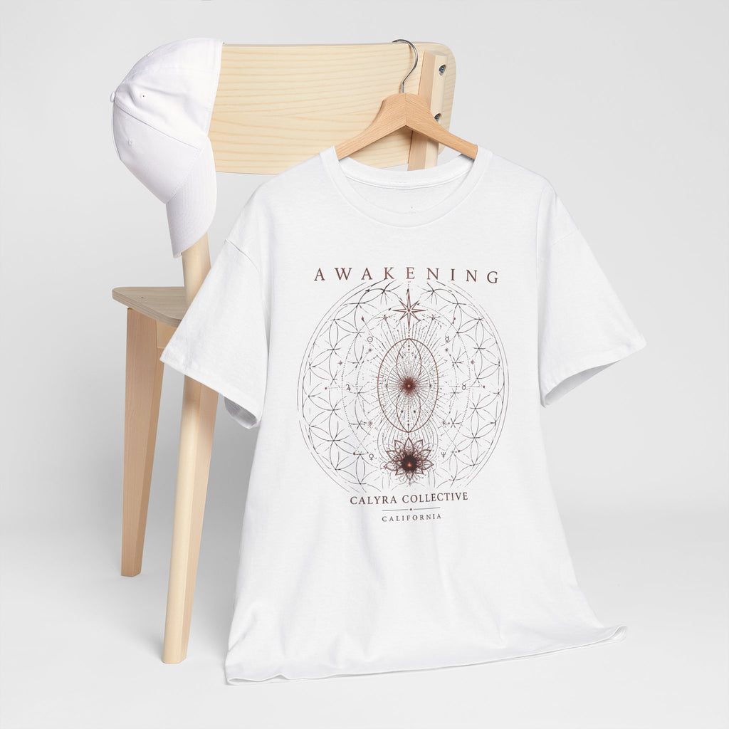 Awakening — Flower of Life Tee | Sacred Geometry