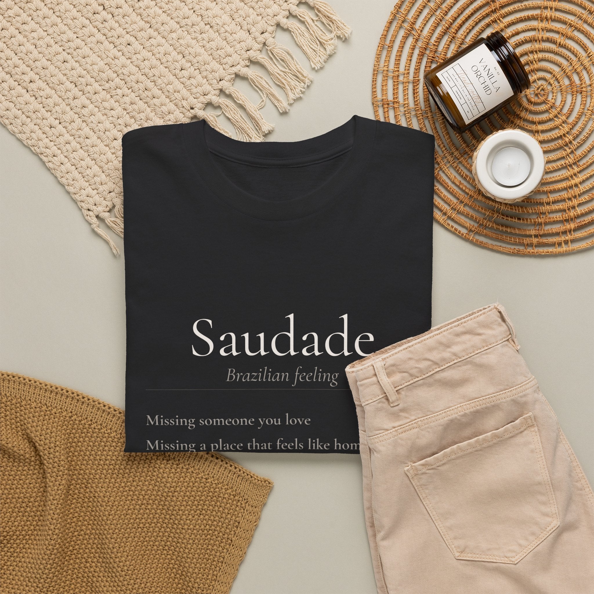 Saudade Tee — The Brazilian Feeling English Can't Name