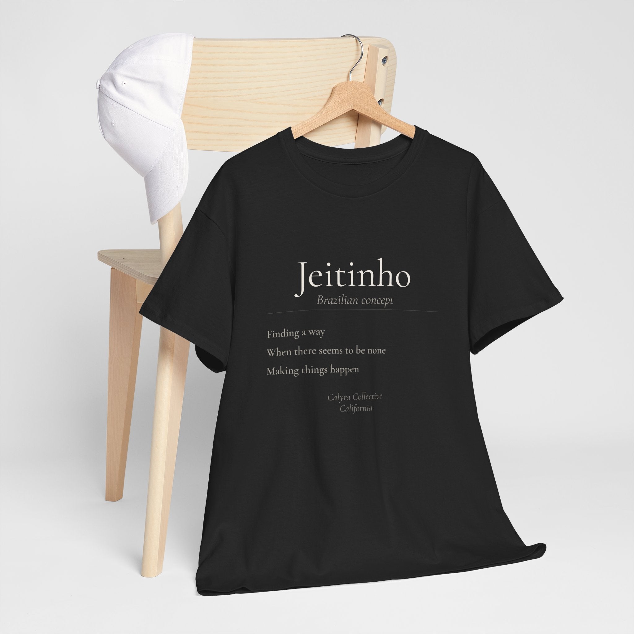 Jeitinho Tee — The Brazilian Art of Finding a Way